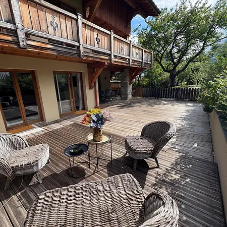 4 A La Ferme Des Lanches Au Praz 아파트 쿠쉐벨